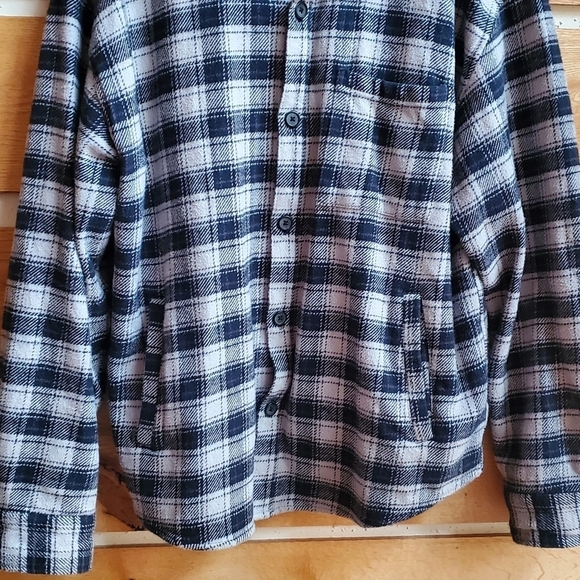 Goodfellow Heavy Plaid Long Sleeve Sz. XL Shacket - Picture 4 of 13